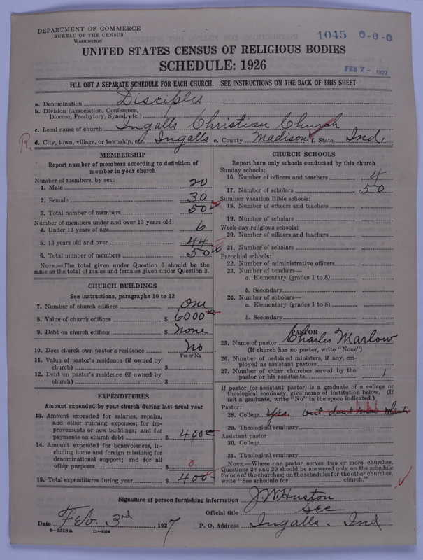 Scan of Disciples of Christ: 1045