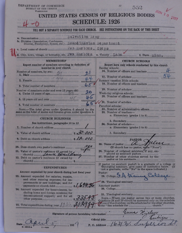 Scan of Salvation Army: 552