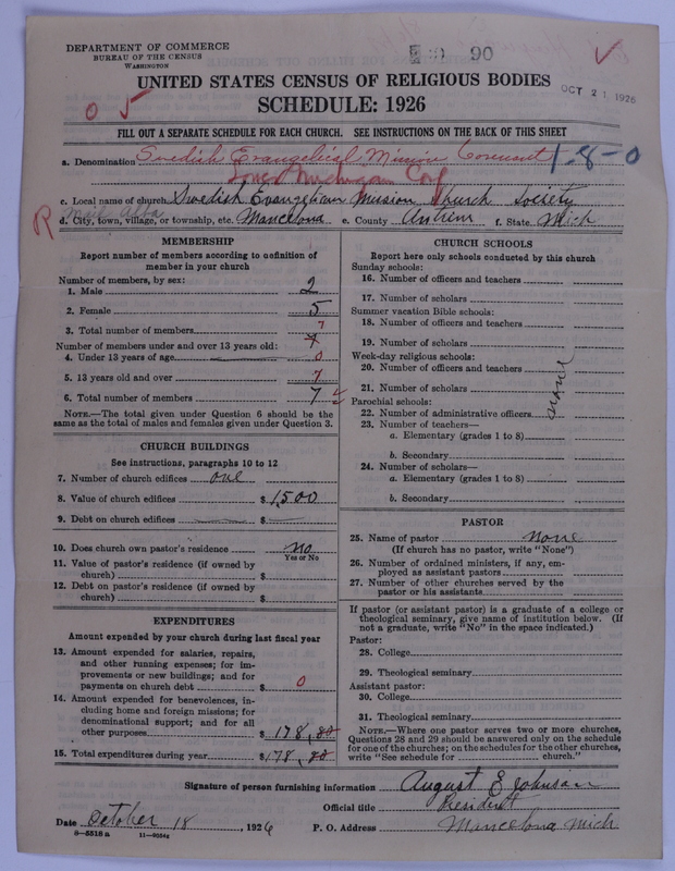 Scan of Swedish Evangelical Mission Covenant of America: 90