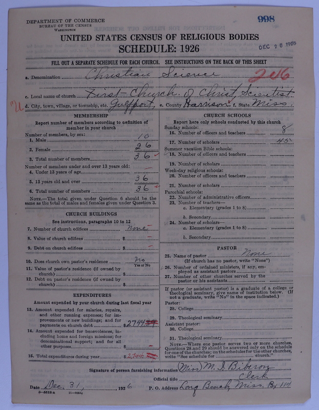 Scan of Church of Christ, Scientist: 998