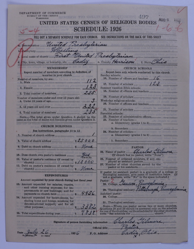 Scan of United Presbyterian Church of North America: 497