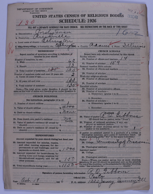 Scan of Presbyterian Church in the United States of America: 3392