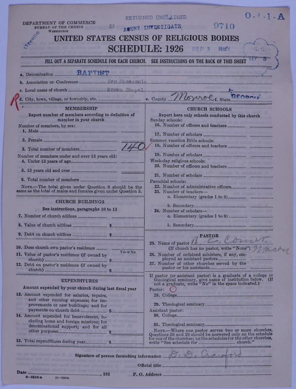 Scan of Negro Baptists: 9710
