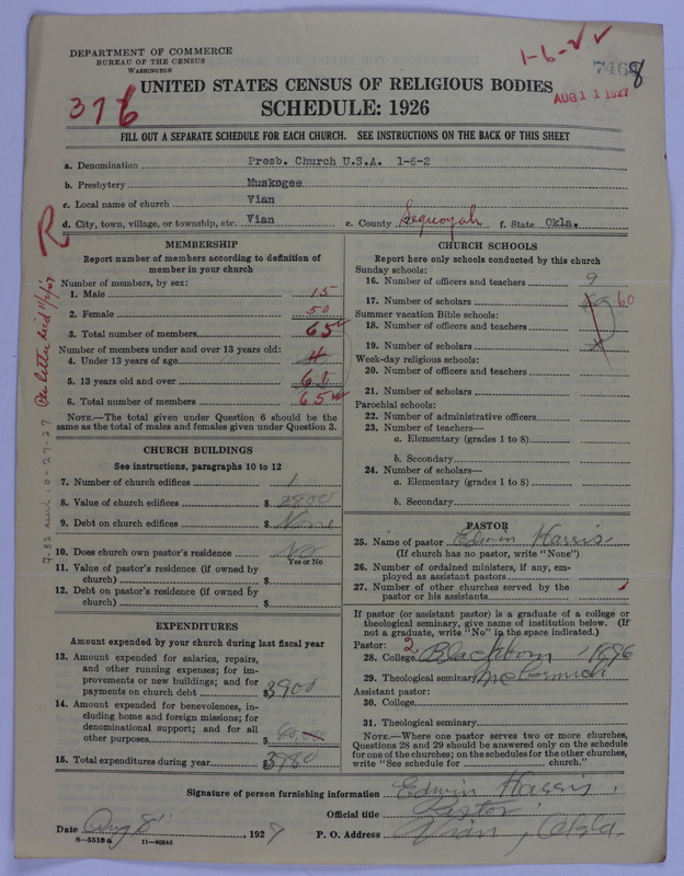 Scan of Presbyterian Church in the United States of America: 7468