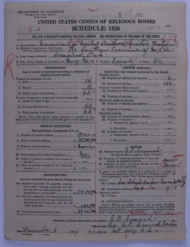 Scan of Moravian Church in America: 89