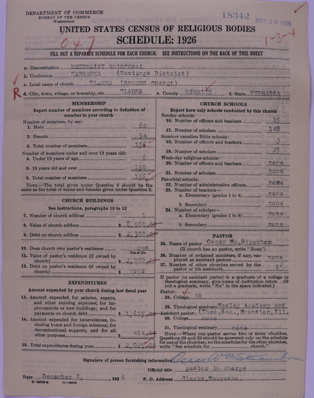 Scan of Methodist Episcopal Church: 18341