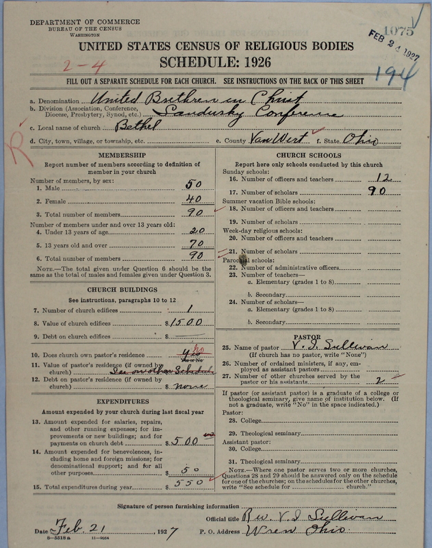 Scan of Church of the United Brethren in Christ: 1075