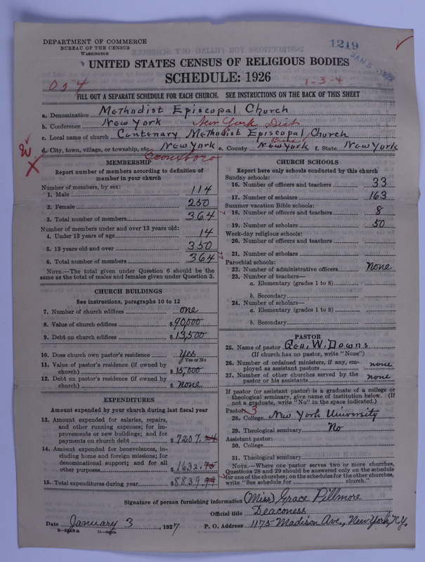 Scan of Methodist Episcopal Church: 1219