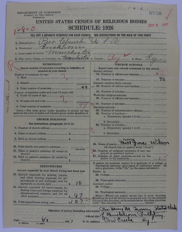 Scan of Presbyterian Church in the United States of America: 6758