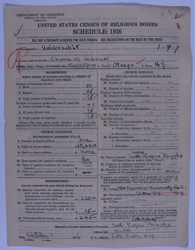 Scan of Universalist Church: 267