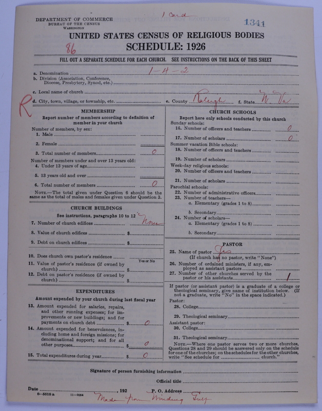 Scan of African Methodist Episcopal Church: 1341