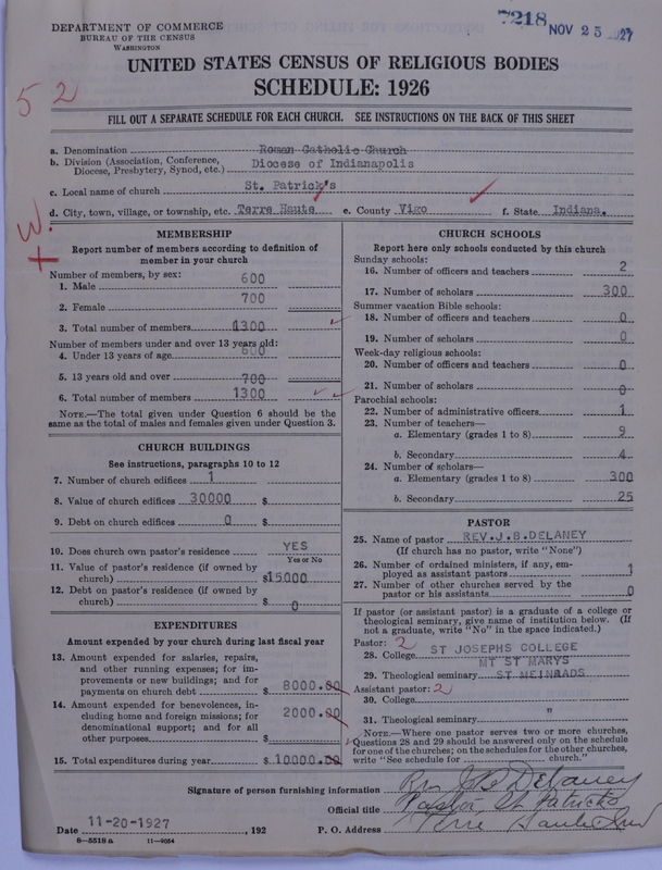 Scan of Roman Catholic Church: 7218