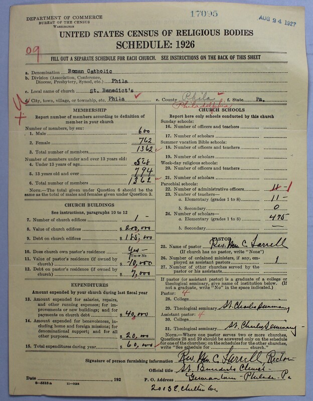 Scan of Roman Catholic Church: 17095