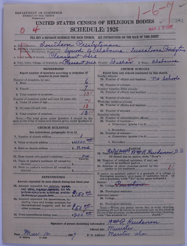 Scan of Presbyterian Church in the United States: 2381