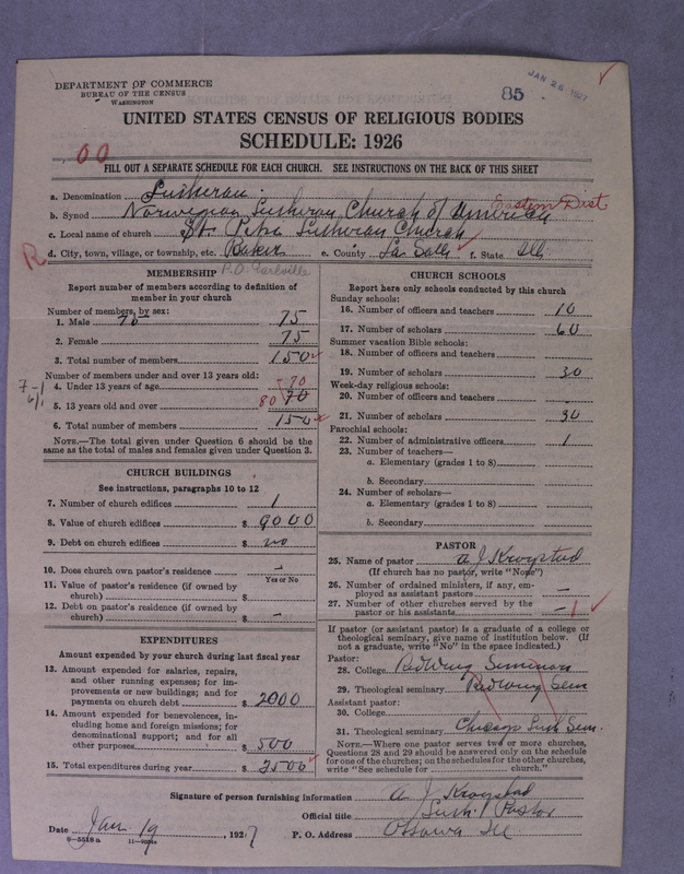 Scan of Norwegian Lutheran Church of America: 85