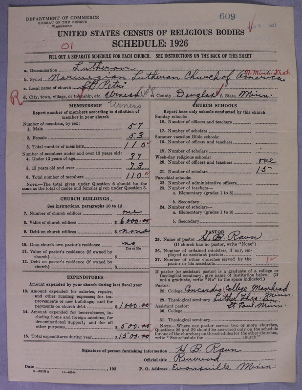 Scan of Norwegian Lutheran Church of America: 609