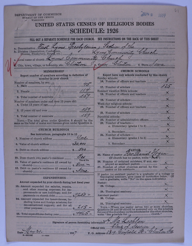 Scan of Federated Churches: 61