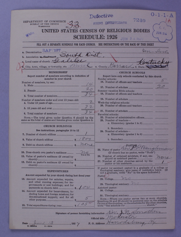 Scan of Negro Baptists: 7240
