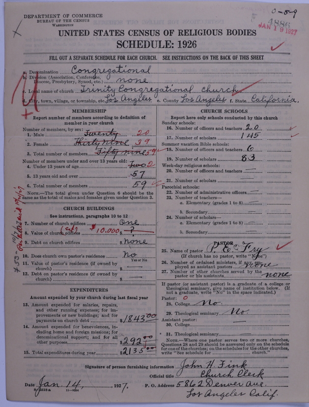 Scan of Congregational Churches: 4886