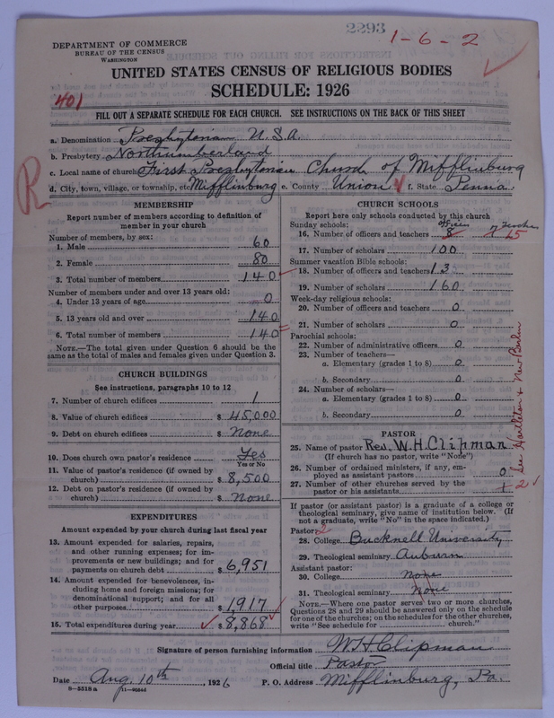 Scan of Presbyterian Church in the United States of America: 2293