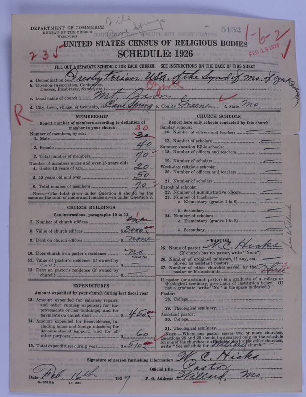Scan of Presbyterian Church in the United States of America: 5152