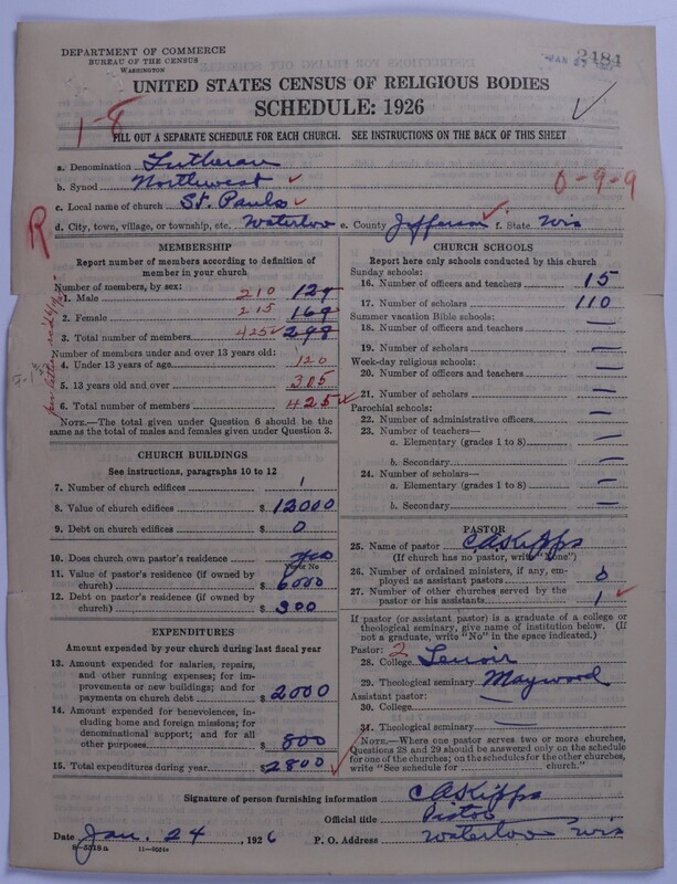 Scan of United Lutheran Church in America: 2484