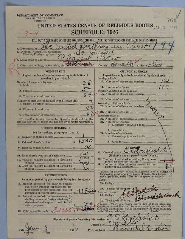Scan of Church of the United Brethren in Christ: 761