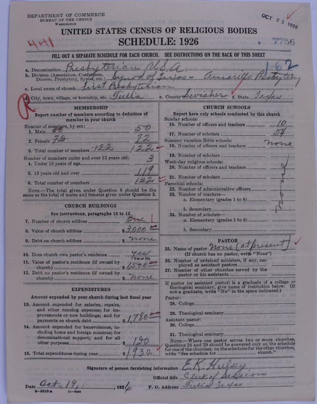 Scan of Presbyterian Church in the United States of America: 7756