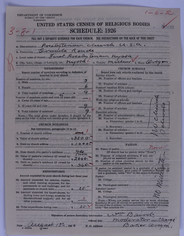 Scan of Presbyterian Church in the United States of America: 8502