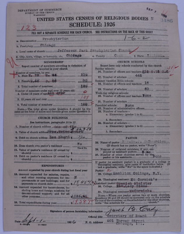 Scan of Presbyterian Church in the United States of America: 3486