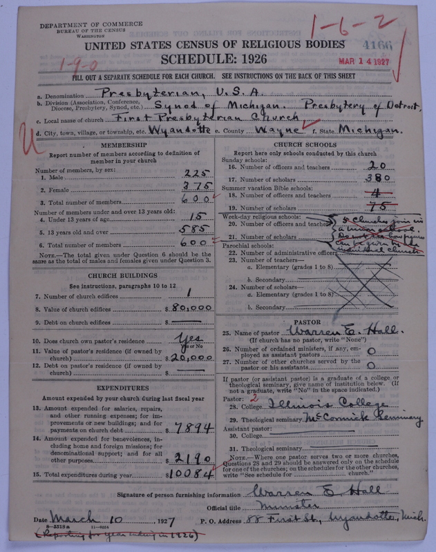 Scan of Presbyterian Church in the United States of America: 4166