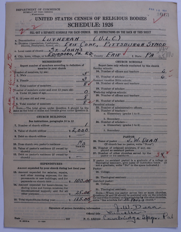 Scan of United Lutheran Church in America: 1013