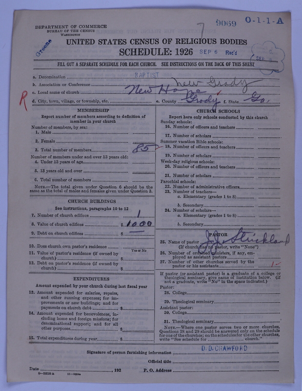 Scan of Negro Baptists: 9069