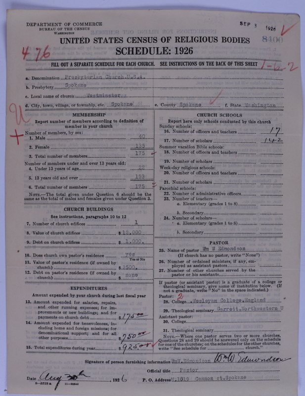 Scan of Presbyterian Church in the United States of America: 8400