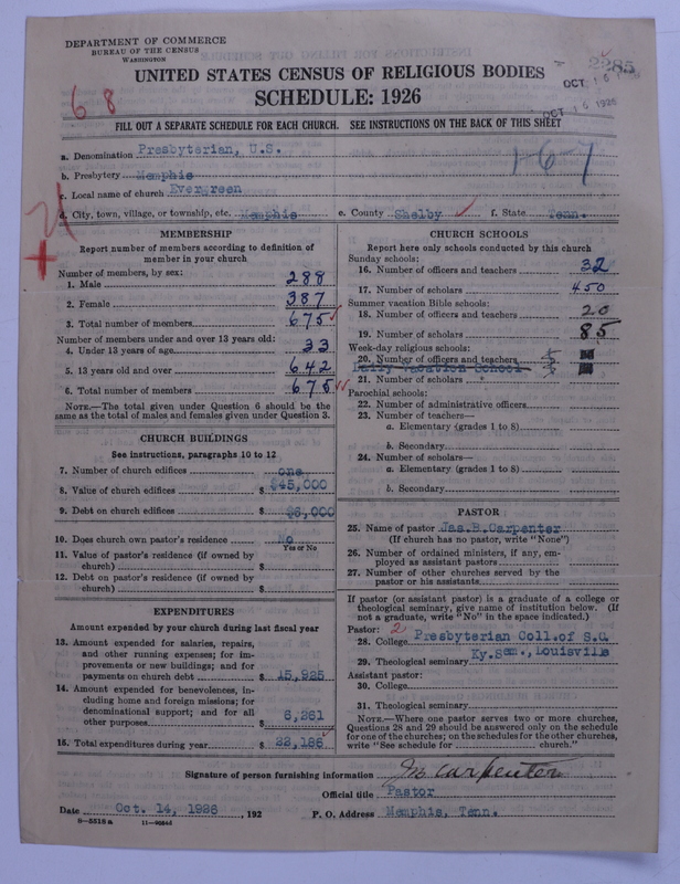 Scan of Presbyterian Church in the United States: 2285