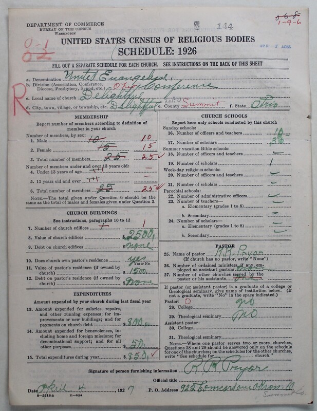 Scan of Evangelical Congregational Church: 144