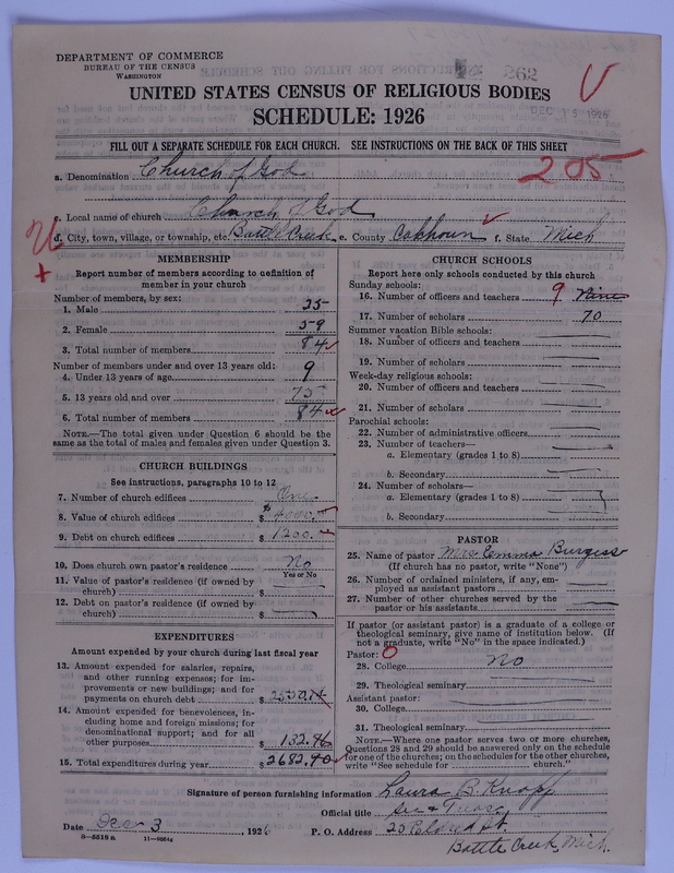 Scan of Church of God (Headquarters, Anderson, Ind.): 262