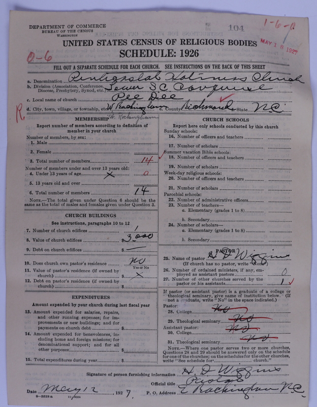 Scan of Pentecostal Holiness Church: 104