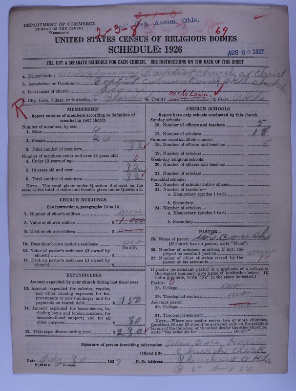 Scan of Missionary Baptist General Assembly of Oklahoma: 69