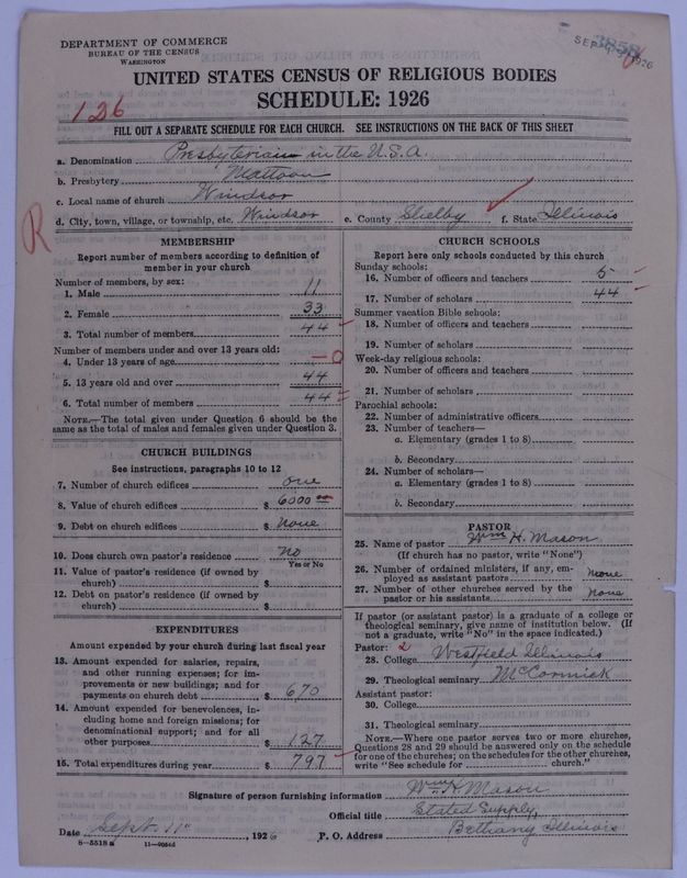 Scan of Presbyterian Church in the United States of America: 3858