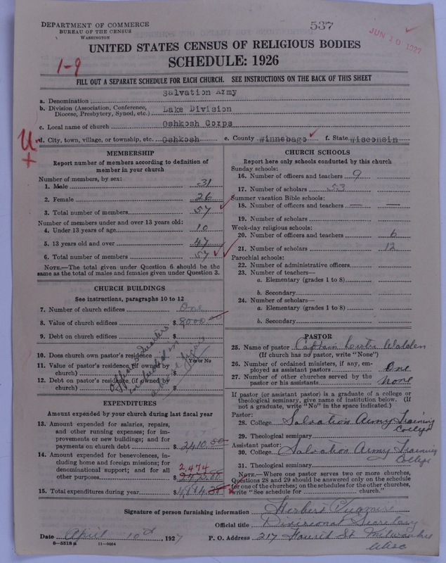 Scan of Salvation Army: 537