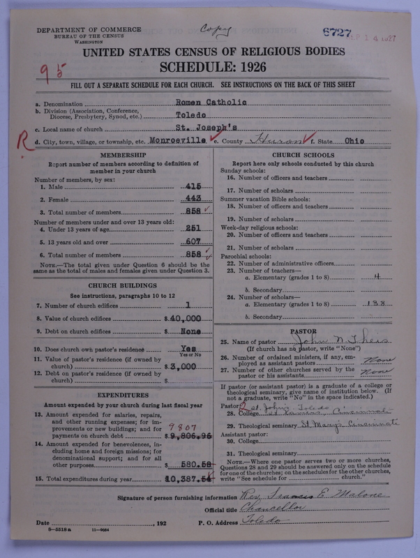 Scan of Roman Catholic Church: 6727