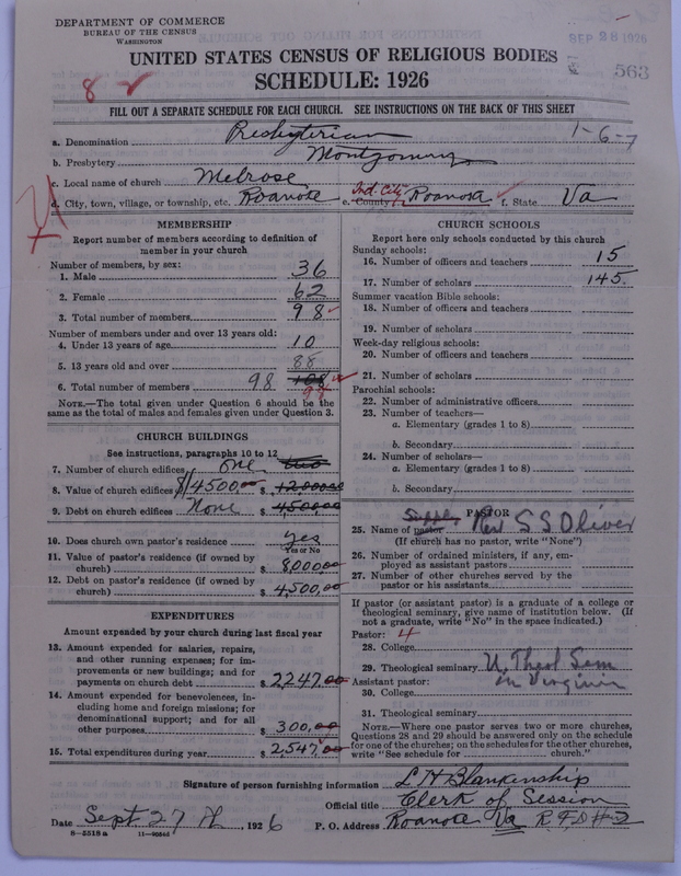 Scan of Presbyterian Church in the United States: 563