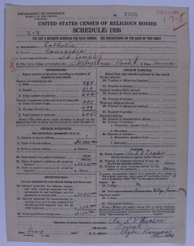 Scan of Roman Catholic Church: 1962