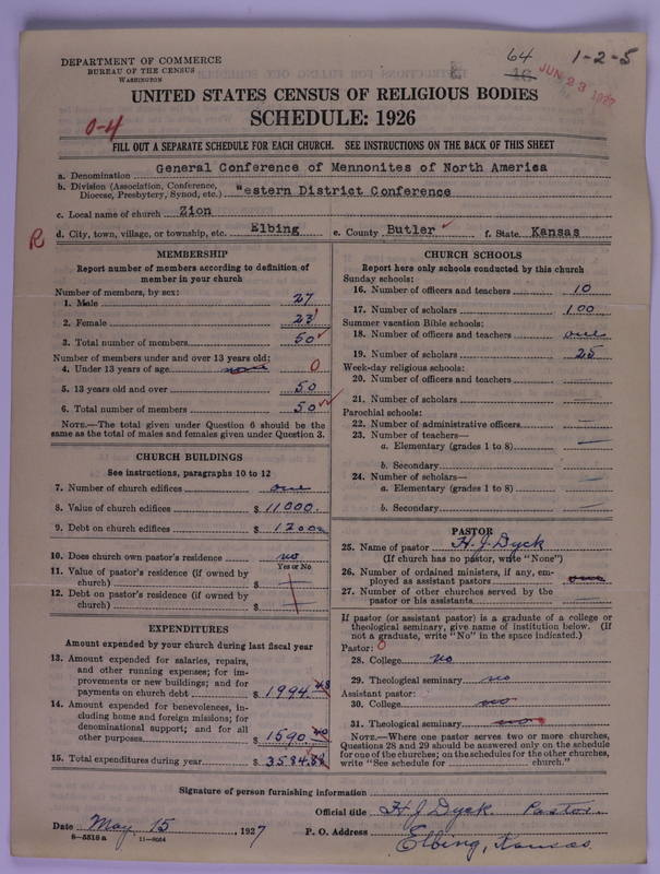 Scan of General Conference of the Mennonite Church of North America: 64
