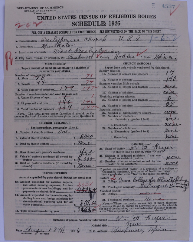 Scan of Presbyterian Church in the United States of America: 4557