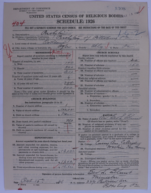 Scan of Presbyterian Church in the United States of America: 1308
