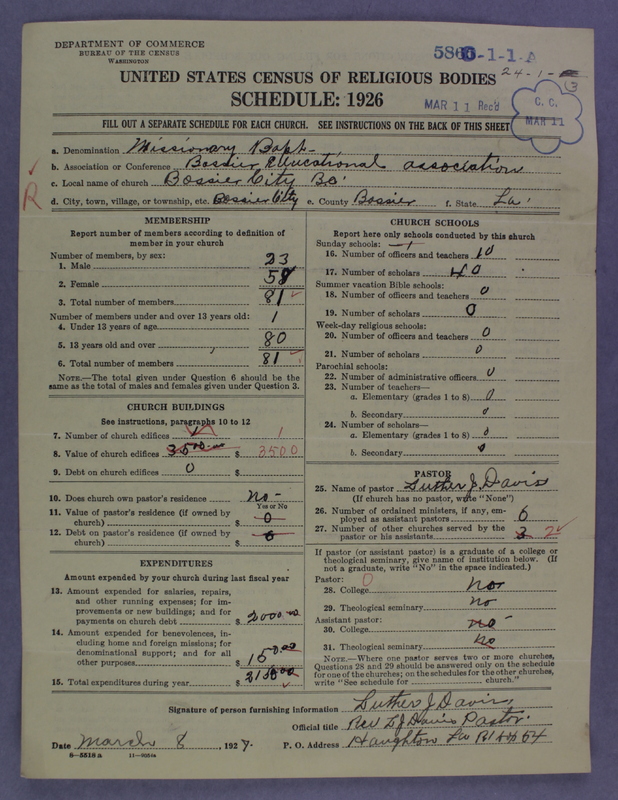 Scan of Negro Baptists: 5865