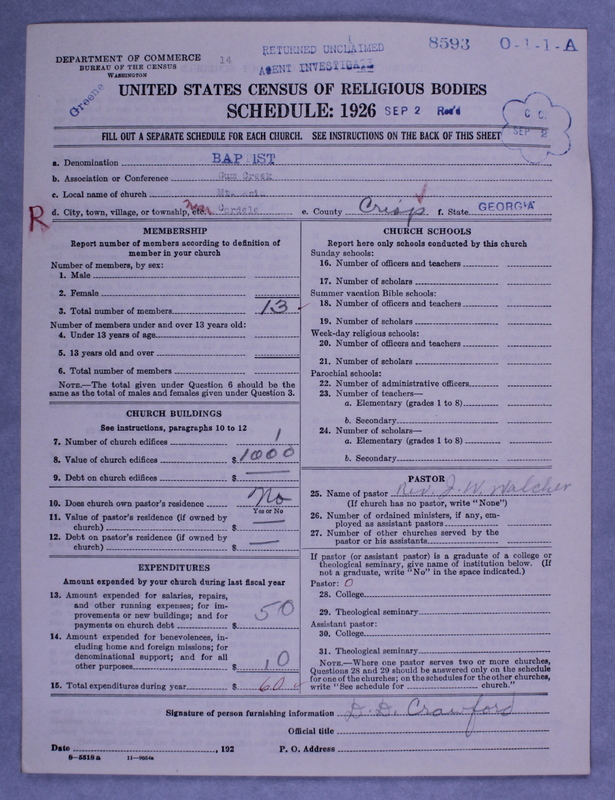 Scan of Negro Baptists: 8593