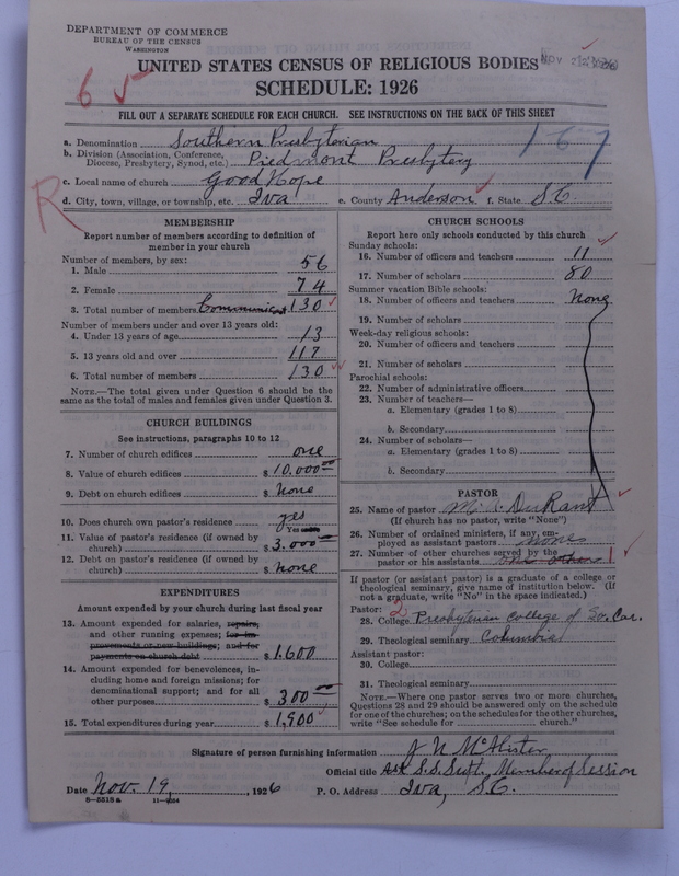 Scan of Presbyterian Church in the United States: 1320